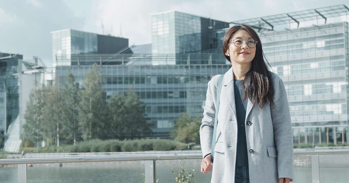 Business Espoo brand photograph of an entrepreneur in Keilaniemi, Espoo